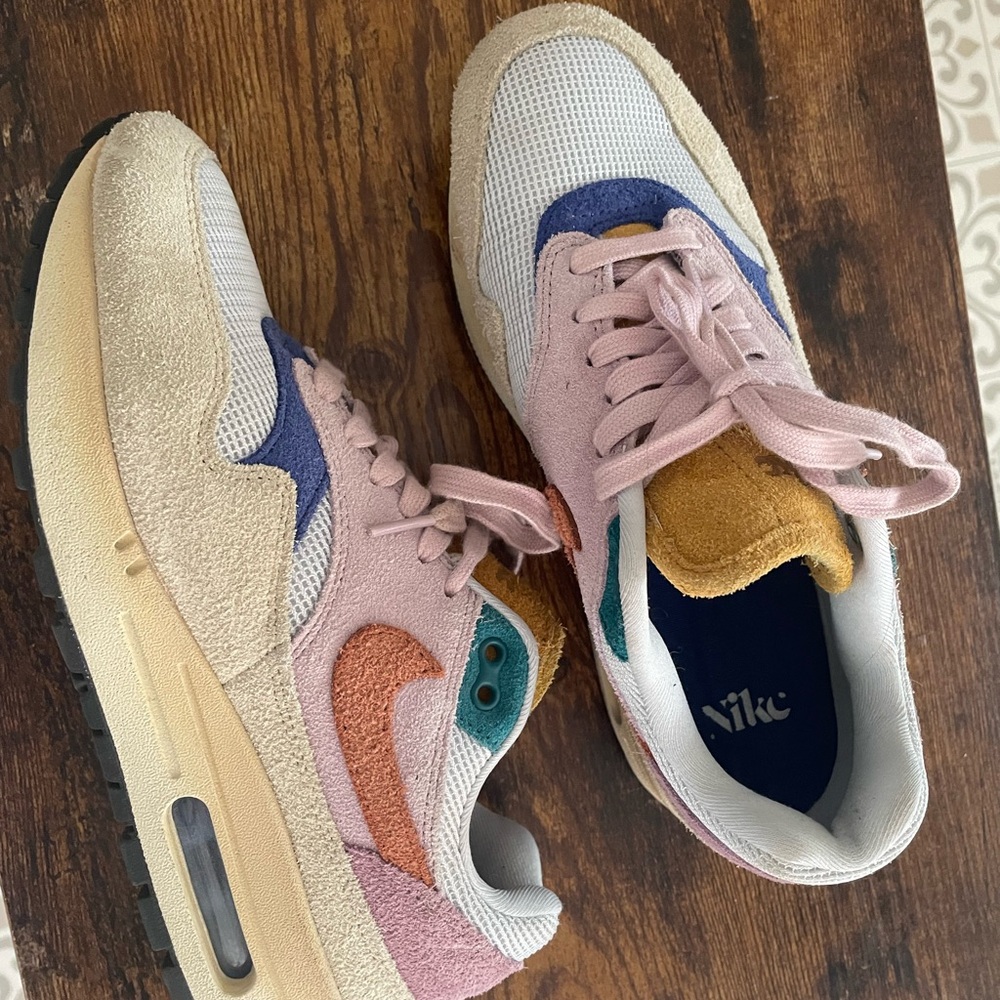 Nike Air Max with Pink and Blue Accents